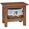 vidaXL Bijzettafel Bruin 38 x 28 x 35 cm Massief mahoniehout