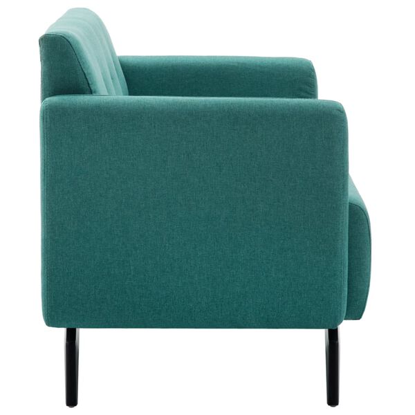 vidaXL Tweezitsbank 115x60x67 cm stof groen