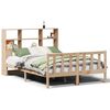 vidaXL Bed met boekenkast zonder matras massief grenenhout 140x190 cm