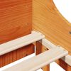 vidaXL Bedframe zonder matras massief grenenhout wasbruin 120x190 cm