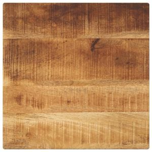 vidaXL Tafelblad vierkant 60x60x1,5 cm massief ruw mangohout