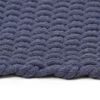 vidaXL Vloerkleed rechthoekig 160x230 cm katoen marineblauw