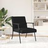 vidaXL Fauteuil Zwart 59 x 75 x 78 cm Stof