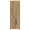 vidaXL Paraplu Standaard Artisan Eiken 20 x 20 x 55,5 cm Bewerkt hout