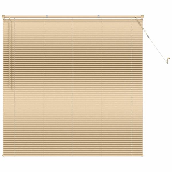 vidaXL Venetiaanse Blind Lichtbruin met Patroon 150 x 140 cm PVC