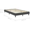 vidaXL Boxspringframe stof grijs 120x200 cm