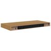 vidaXL Wandplank Wandgemonteerd Beige 50 x 23 x 4 cm Bewerkt hout