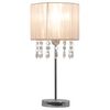 vidaXL Bureaulamp rond E27 wit