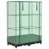 vidaXL Plantenbak verhoogd met kashoes 80x40x123 cm rattanlook