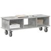 vidaXL TV-standaard Beton Grijs 100 x 35 x 35 cm Bewerkt hout