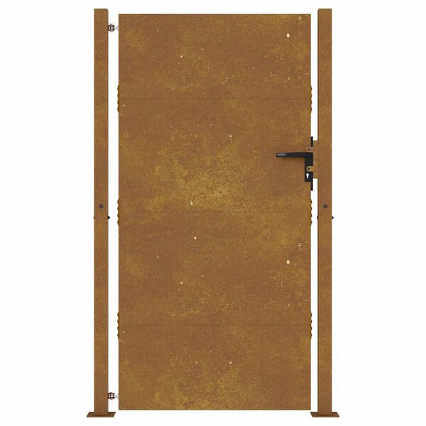 vidaXL Poort 100x200 cm cortenstaal