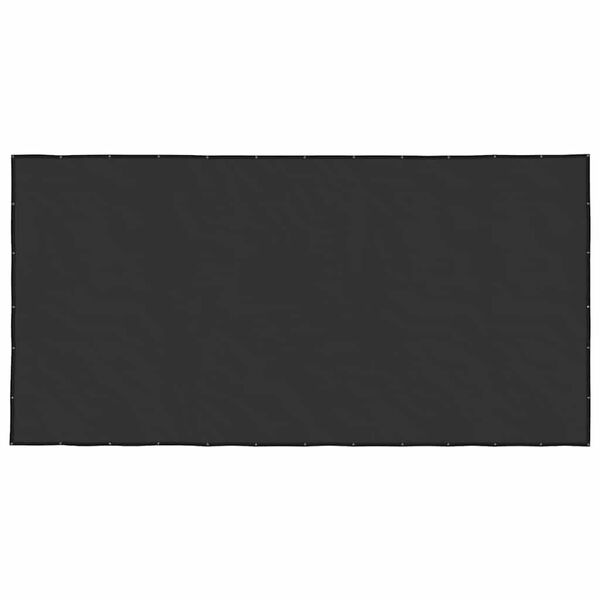 vidaXL Containernet 3x6 m HDPE zwart