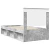 vidaXL Bedframe Concerte Grijs 100 x 200 cm Massief grenenhout