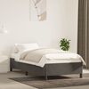 vidaXL Bedframe zonder matras 90x200 cm fluweel donkergrijs