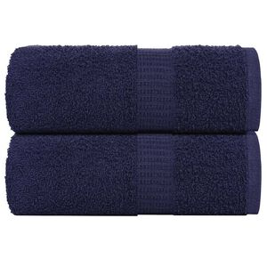 vidaXL Washandjes FROGN 2 st 30x30 cm 360 g/m&sup2; marineblauw