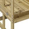 vidaXL Tuinbank verlengbaar ge&iuml;mpregneerd grenenhout
