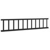 vidaXL Dak sneeuwbeugel Zwart 100 x 2,5 x 20 cm Staal