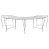 vidaXL Boom bank 4-Aantal zitplaatsen 160 x 80 x 44 cm Staal