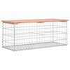 vidaXL Tuinbank schanskorfontwerp 103x44x42 cm massief douglashout