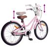 vidaXL Kinderfiets 18 Inch voor 5-7 jaar oud Lichtroze