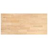 vidaXL Keuken werkblad rechthoekig 140x63,5x2,7 cm massief eikenhout