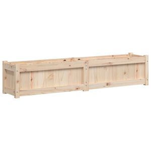 vidaXL Plantenbak 150x31x31 cm massief grenenhout