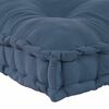 vidaXL Pallet Sofa Kussen Indigo 120 x 80 x 12 cm Stof