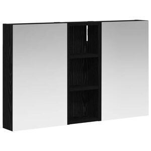 vidaXL Badkamerkastenset 3 pcs 80 x 10,5 x 50 cm Bewerkt hout