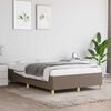 vidaXL Bedframe zonder matras 120x190 cm stof taupe