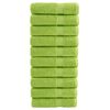 vidaXL Handdoeken SOLUND 10 st 600 g/m&sup2; 50x100 cm appelgroen