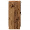 vidaXL Dressoir 60x30x70 cm bewerkt hout oud houtkleurig