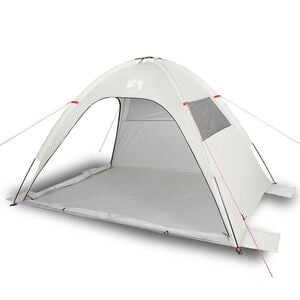 vidaXL Strandtent waterdicht grijs