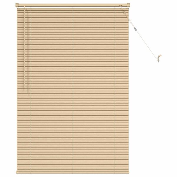 vidaXL Venetiaanse Blind Lichtbruin met Patroon 150 x 90 cm PVC