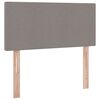 vidaXL Opbergbed met matras met matras Taupe 100 x 200 cm Bewerkt hout