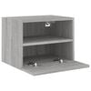 vidaXL Tv-wandmeubels 2 st 40x30x30 cm bewerkt hout grijs sonoma