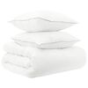 vidaXL Dekbedset 3 st 200 x 200 cm Alle seizoenen Bamboe Wit