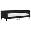 vidaXL Slaapbank met matras 90x190 cm fluweel zwart