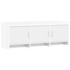 vidaXL TV-kast 130 x 33 x 47 cm Wit Bewerkt hout