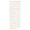 vidaXL Zebra rolgordijn 110x200 cm stofbreedte 105,9 cm marmerbeige