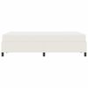 vidaXL Bedframe met matras Cr&egrave;me 120 x 200 cm Stof