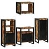 vidaXL Badkamermeubelset 4 pcs Multikleur Massief gerecycled hout