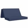 vidaXL Vouwbare Bankbed 160 x 67 x 45 cm Blauw