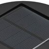 vidaXL Solar LED Pad Licht 2 pcs Zilver Roestvrij staal