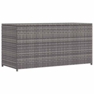 vidaXL Tuinbox 120x50x60 cm poly rattan grijs