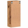 vidaXL Badkamer wandkast TULUM Oudhout 37 x 24,5 x 86 cm Bewerkt hout