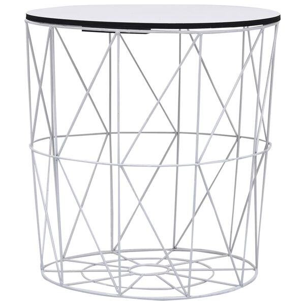 vidaXL Salontafels 3 st wit