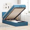 vidaXL Ottoman bed met matras 90x190cm fluweel donkerblauw