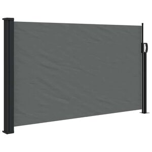 vidaXL Uitschuifbaar zijluifel antraciet 120x500 cm
