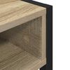 vidaXL Bureau met opslag Sonoma 100 x 50 x 75 cm Bewerkt hout