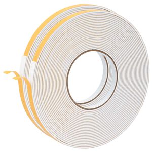 vidaXL Zelfklevende schuimtape 2 st Wit 10mm x 10m CR Schuim